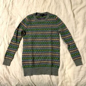 J. Crew Fair Isle Merino Wool Tippi Sweater